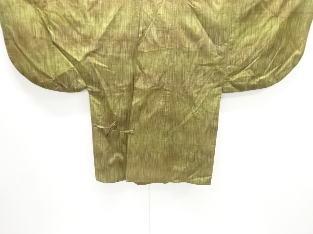 手織り節紬道中着